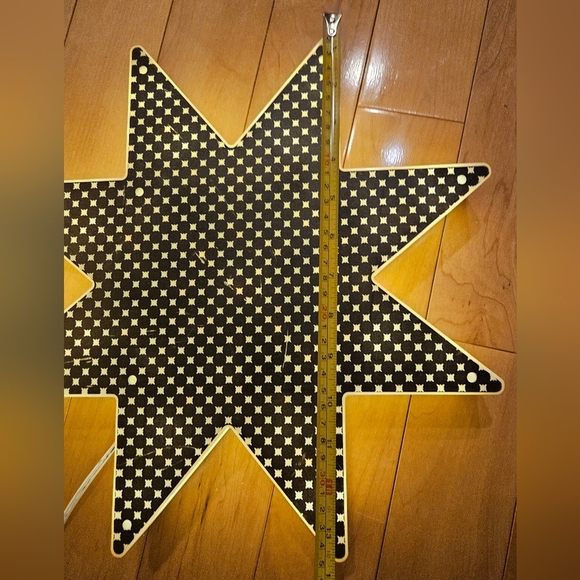 2 IKEA Kalt  Orange and Black Star  Lights - Picture 2 of 3